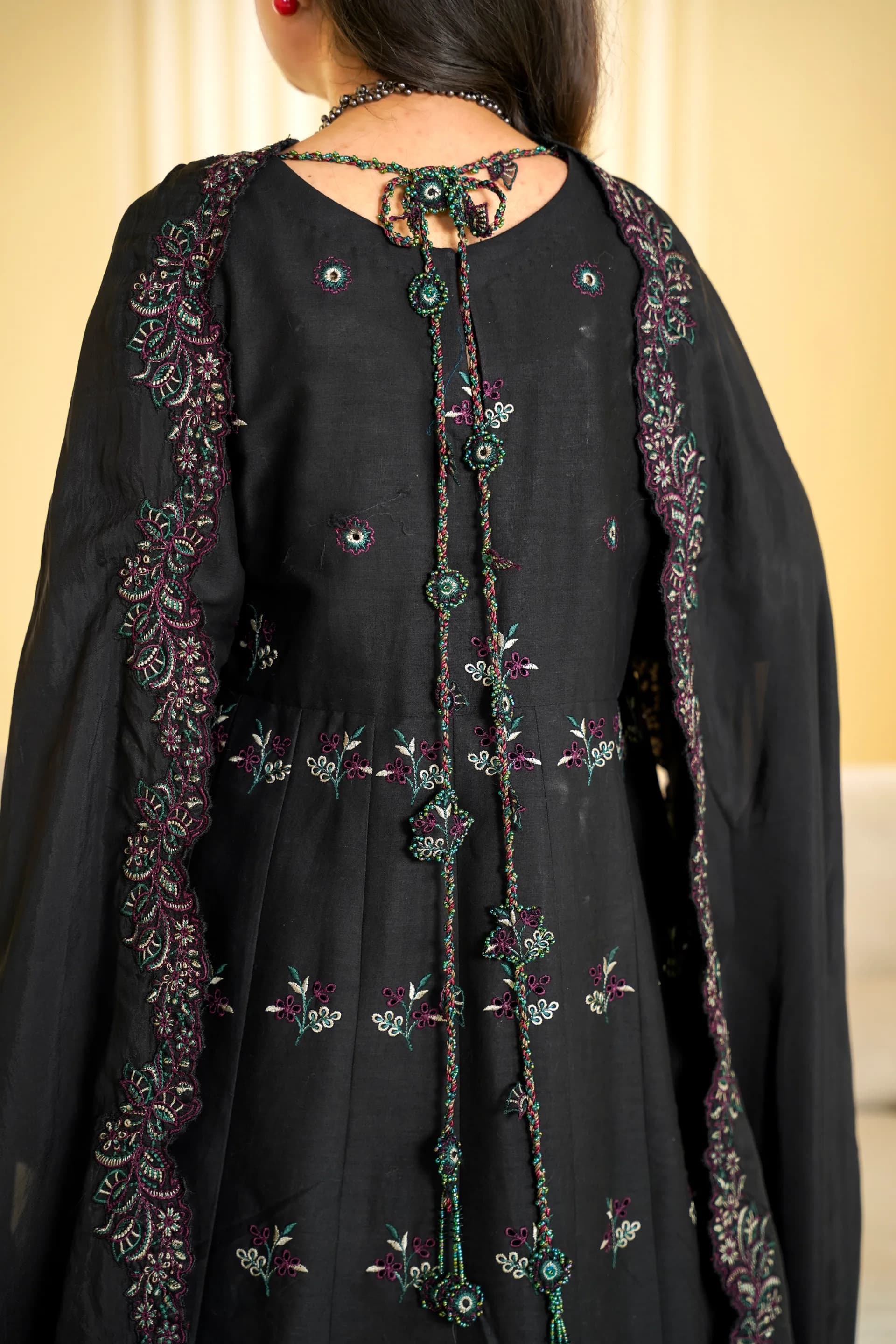 ZS-1265 Black Embroidered Lawn thumbnail 7