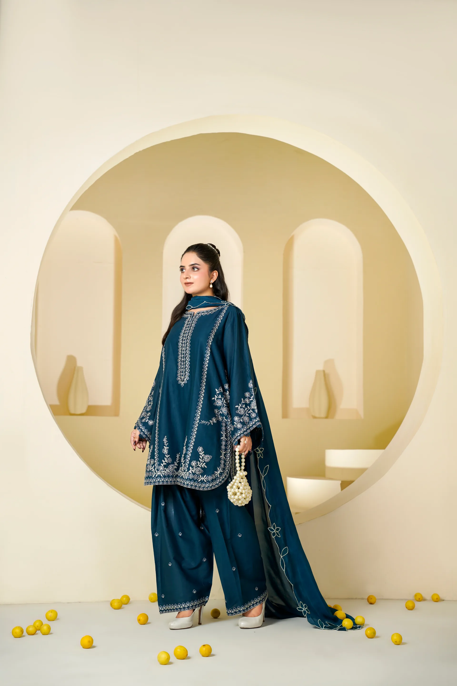 ZS-1264 Blue Embroidered Lawn thumbnail 3