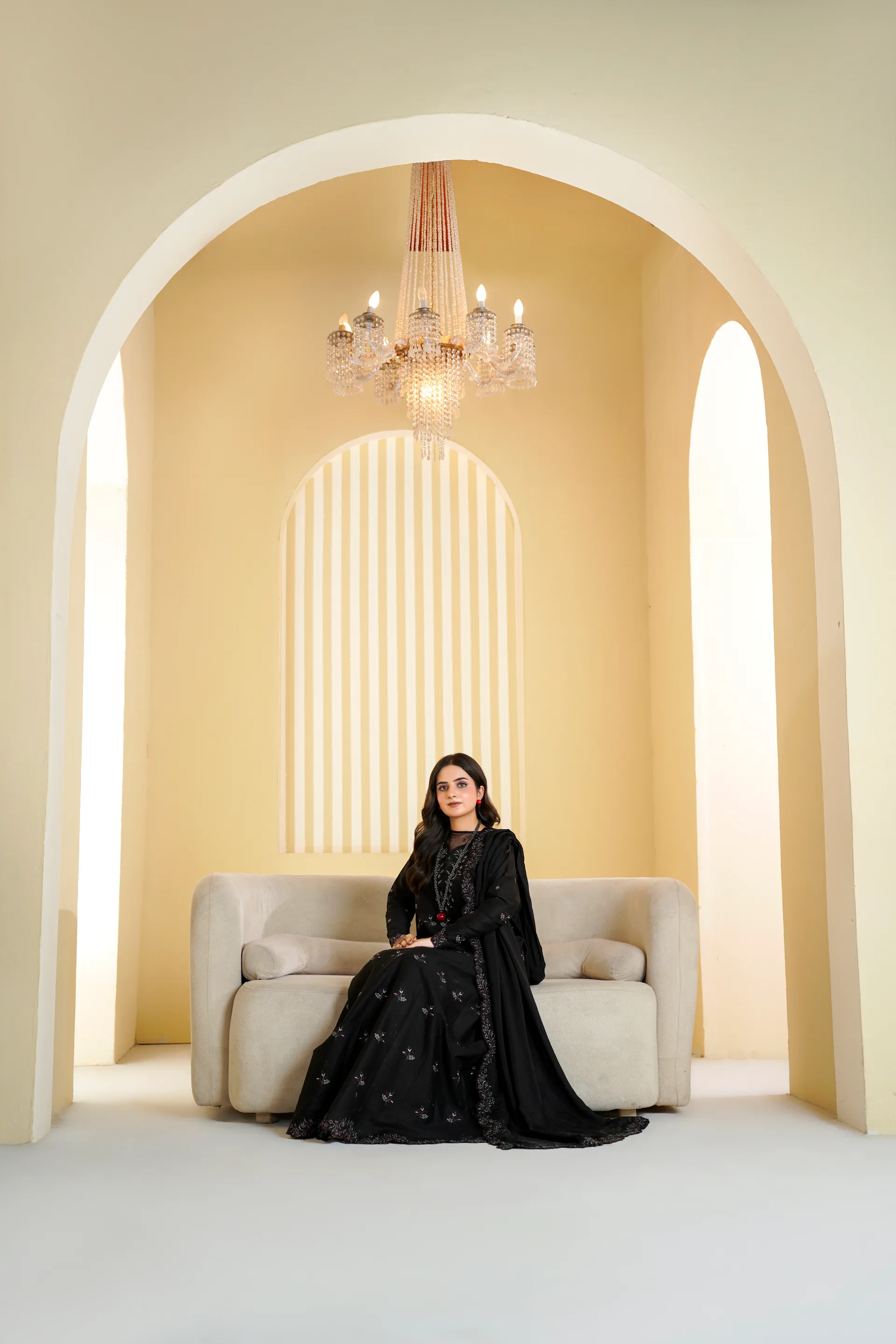 ZS-1265 Black Embroidered Lawn